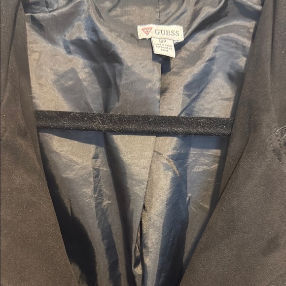 NWOT Y2K Guess Women's Suede Black Jacket - Picture 4 of 4